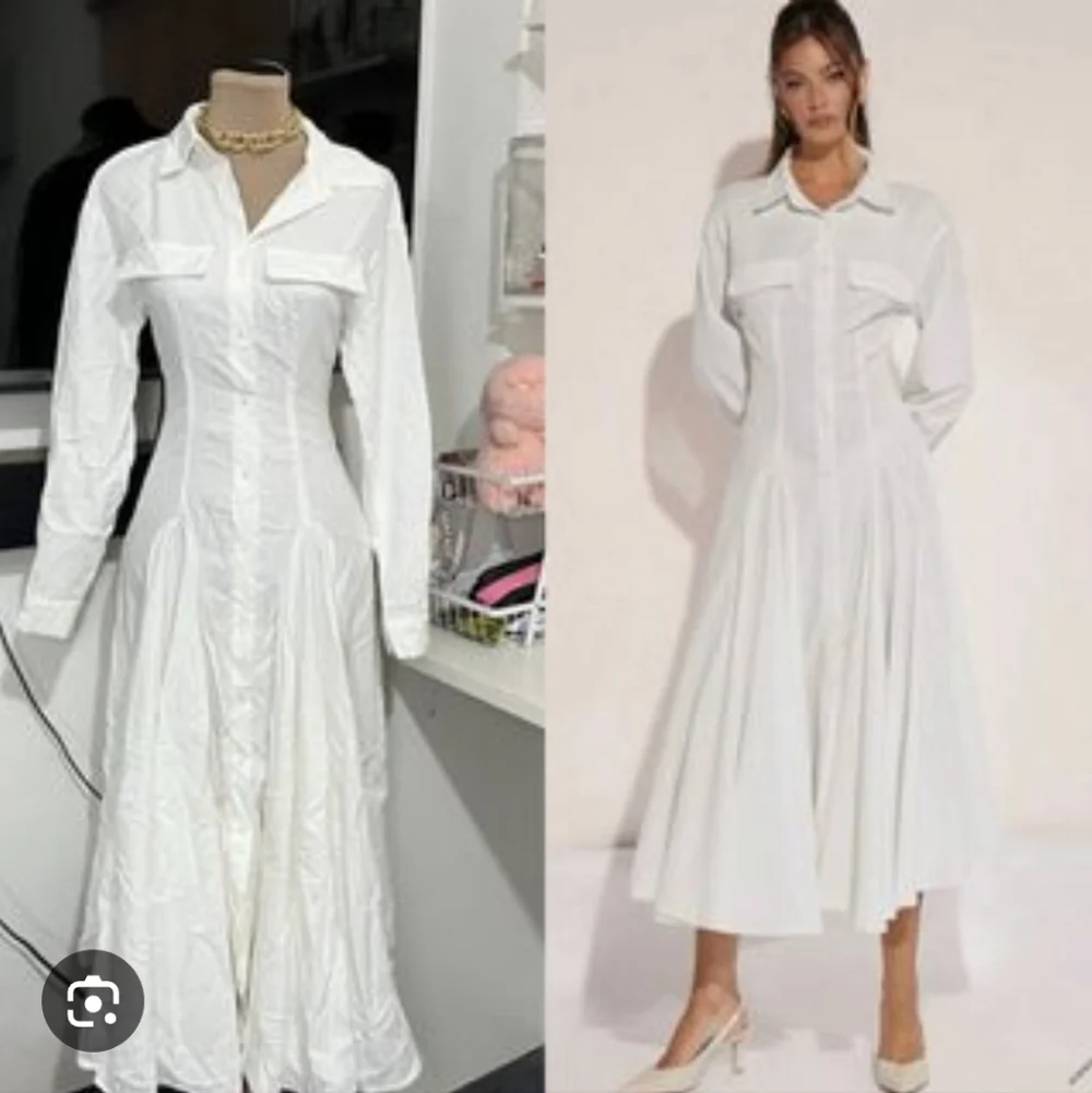 Chic White Maxi Dress - Picture 6 of 6